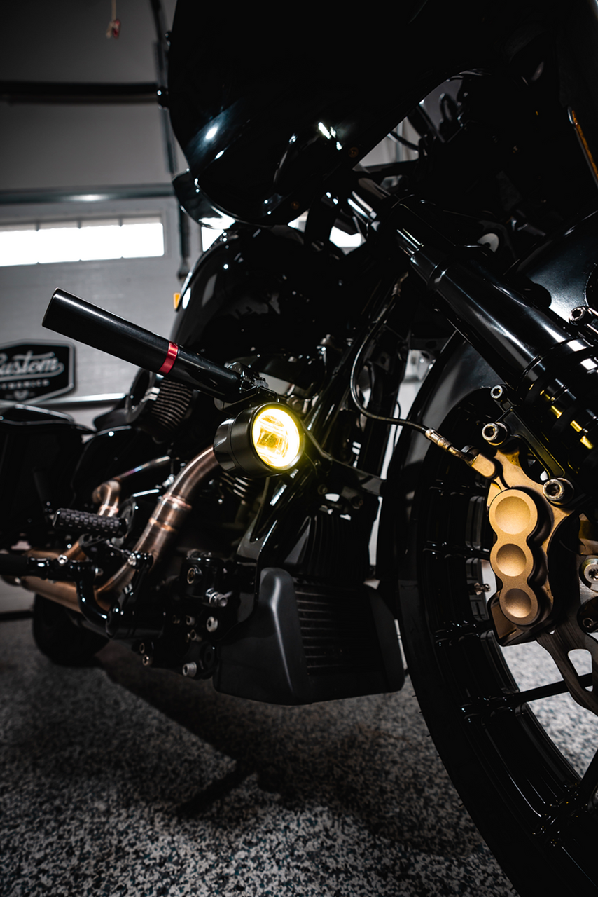 Custom Dynamics #PB-125-B - Mount Kit for 1-1/4" Tube - Gloss Black