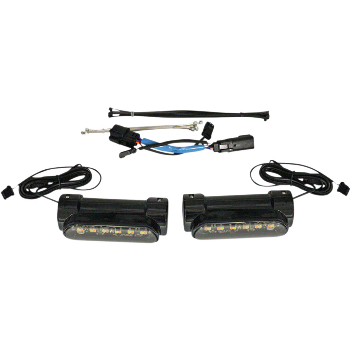Custom Dynamics #CD-CB-AW-SS6-B - Engine Guard Light - Black - '10-'13 FLHX