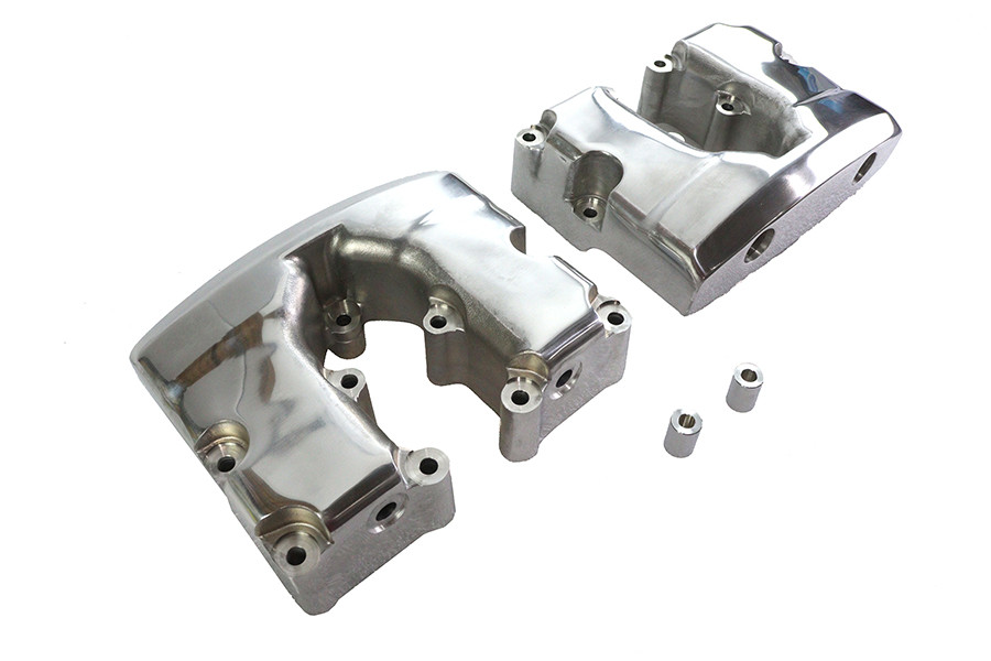 Motorshop #14734 - Shovelhead Rocker Box Cover Set Polished