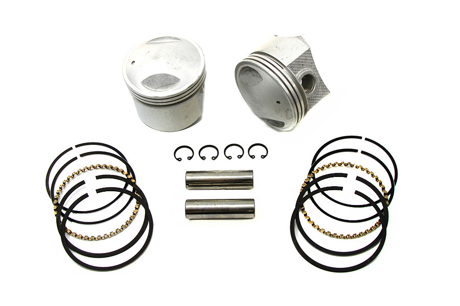 Motorshop #E-840-010 - 3-5/8 inch Piston Set .010 Oversize