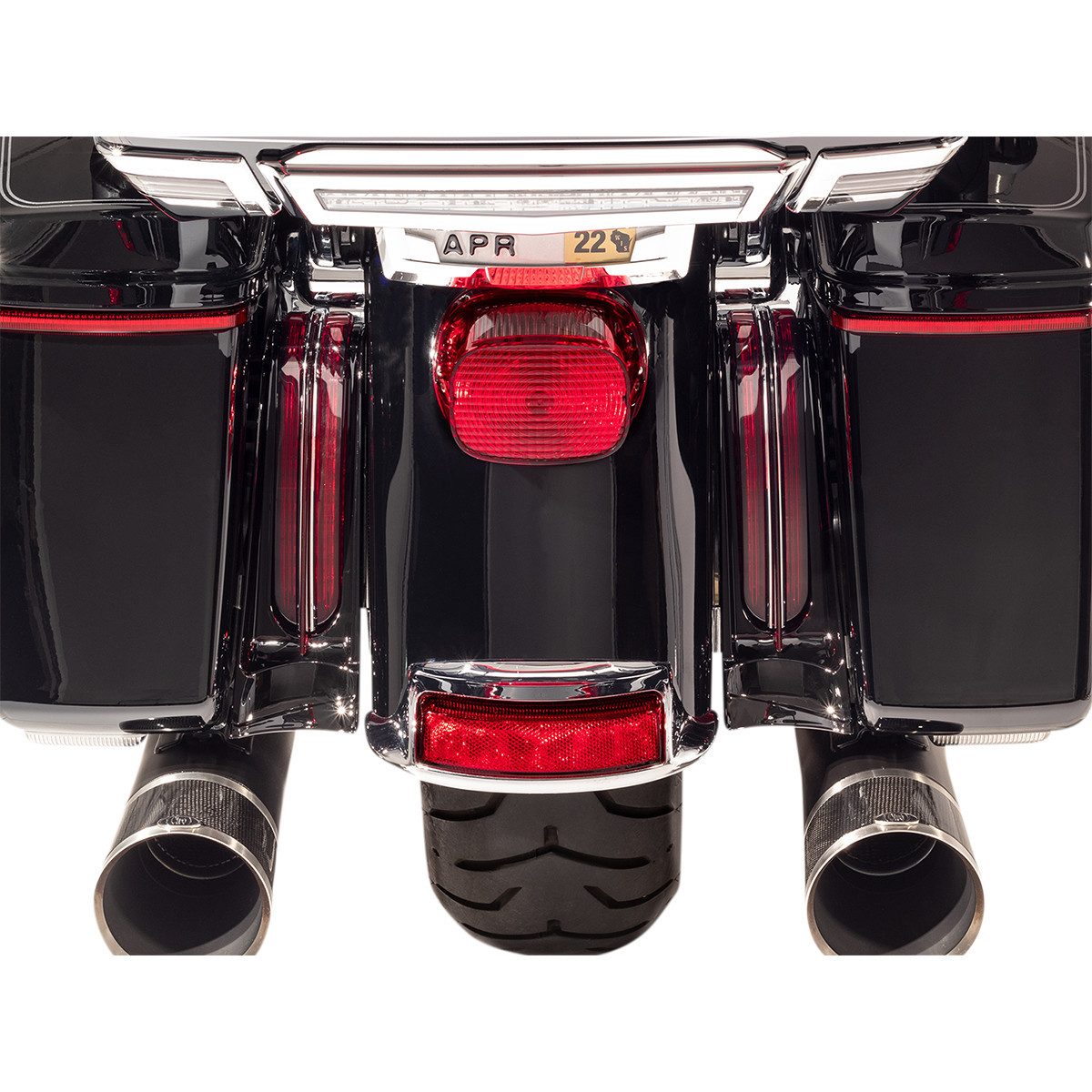 Ciro #40049 - Filler Panel Light - Red Lens - Red LEDs - Black