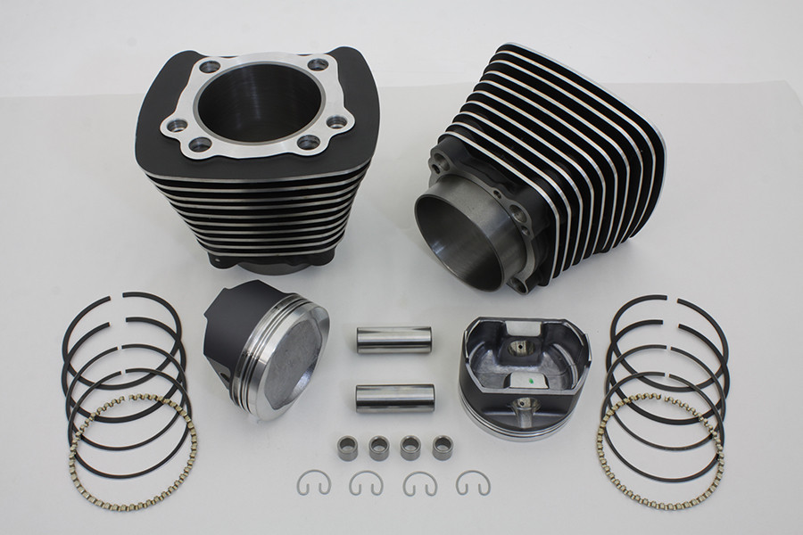 Motorshop - 883cc to 1200cc Cylinder and Piston Conversion Kit Black