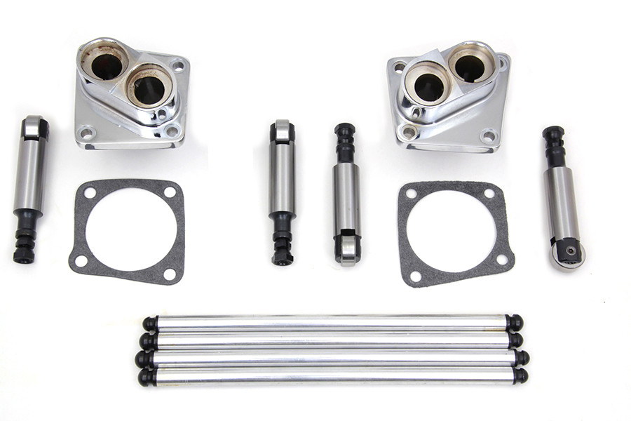 Motorshop - Solid Tappet Kit Chrome Finish