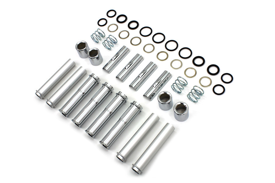 Motorshop - TC-88 Pushrod Cover Kit Chrome