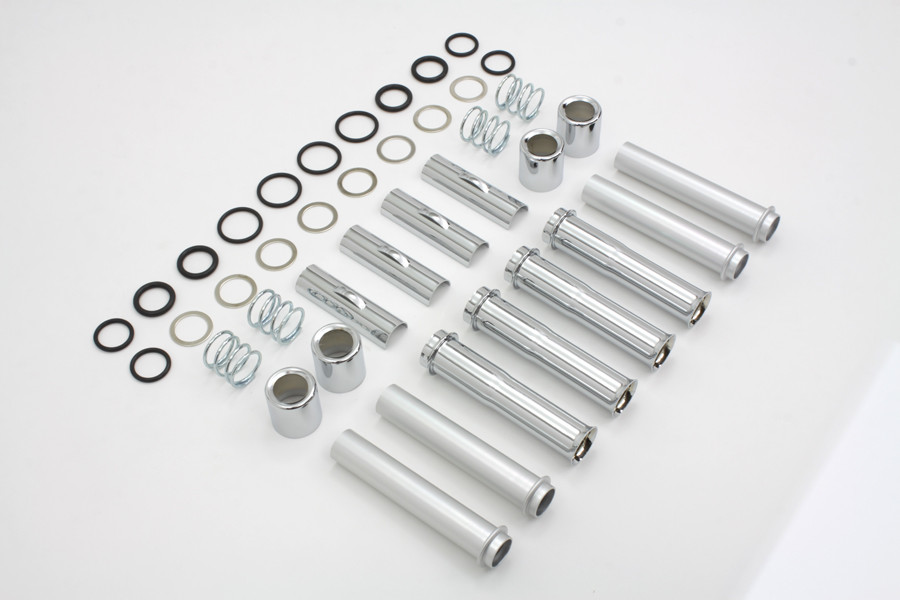 Motorshop - TC-88 Pushrod Cover Kit Chrome