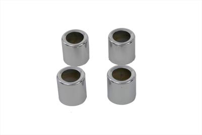 Motorshop #13148C - Chrome Pushrod Cover Spring Cup Set