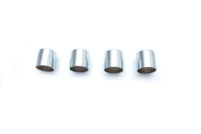 Motorshop #13148C - Chrome Pushrod Cover Spring Cup Set