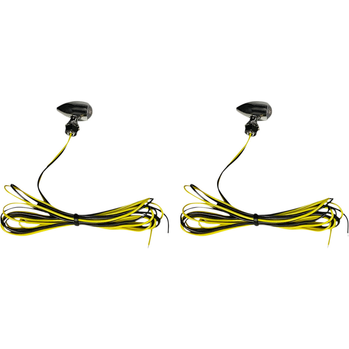 Custom Dynamics #CD-MICRO-A-C - Micro Turn Signals - Amber -Chrome
