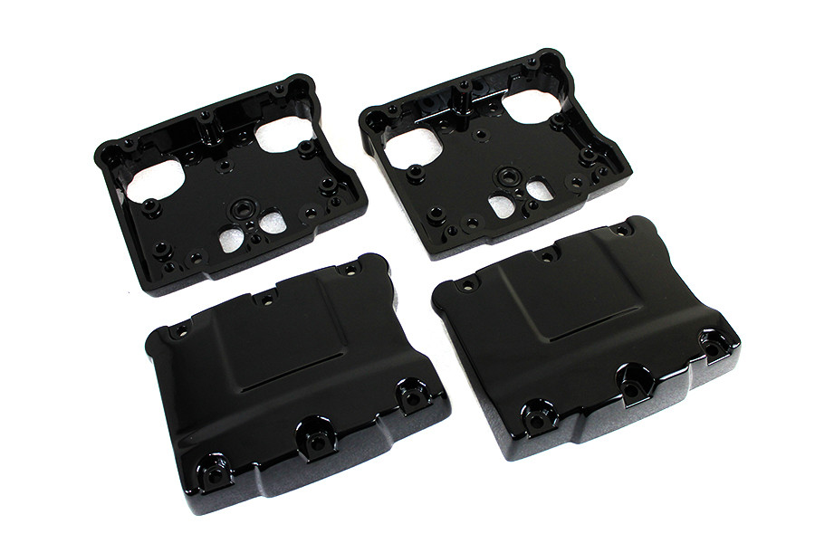 Motorshop - Gloss Black TC-88 Rocker Box Set
