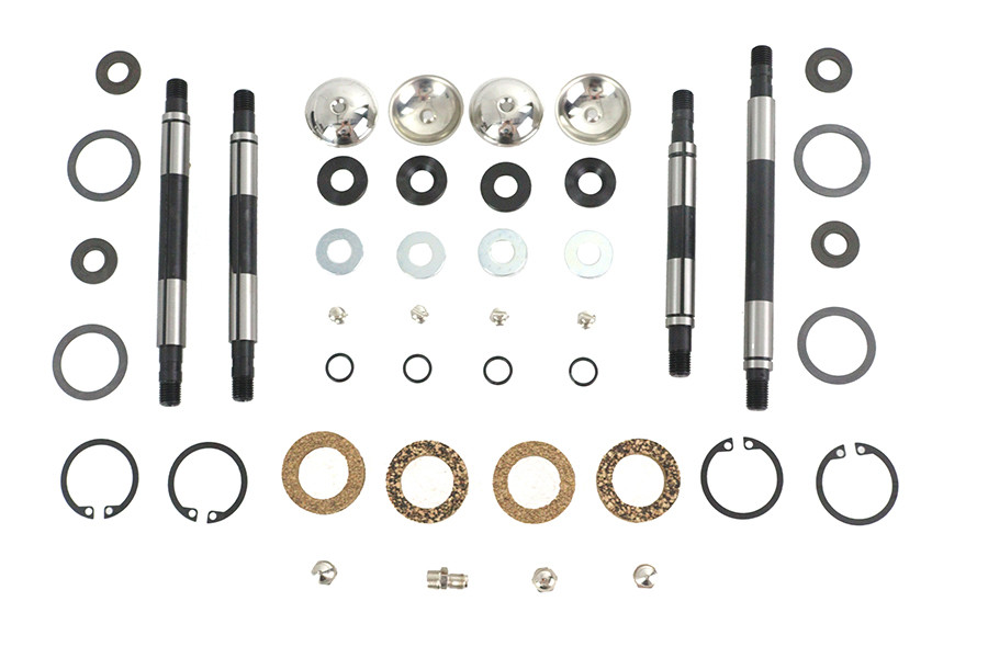 V-Twin - 1936 Knucklehead Rocker Shaft and Cap Kit