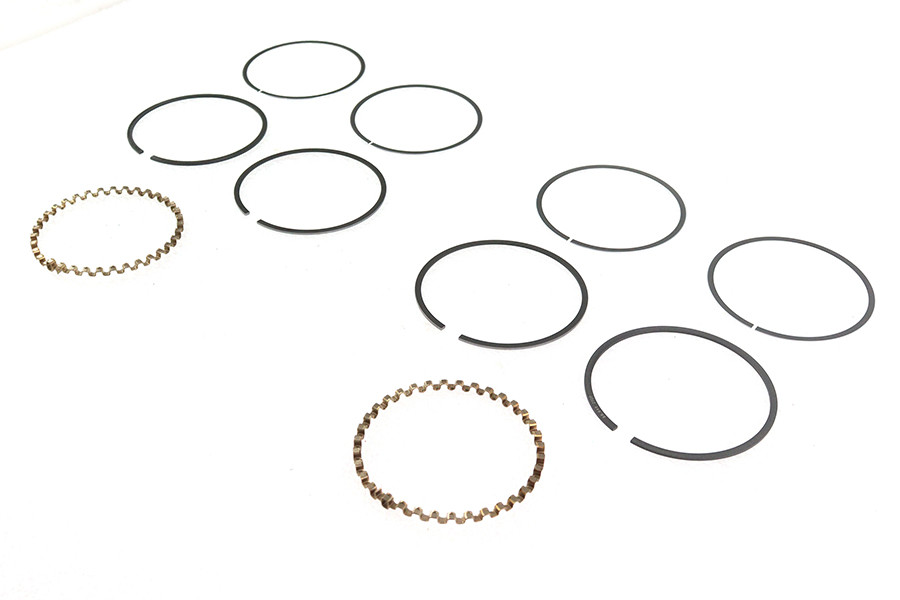 Rowe #11-1244 *500MOQ - 80 inch Shovelhead Piston Ring Set Standard