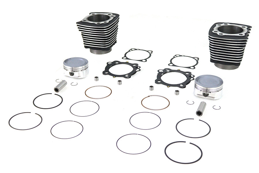V-Twin - 1270cc Cylinder and Piston Conversion Kit Black