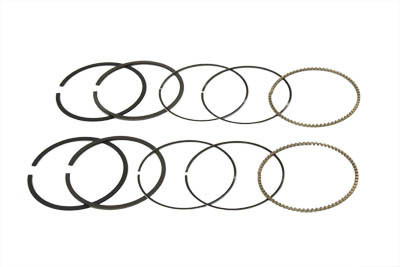 Hastings Rings #2M6482-080 - 74 inch Moly Piston Ring Set .080 Oversize