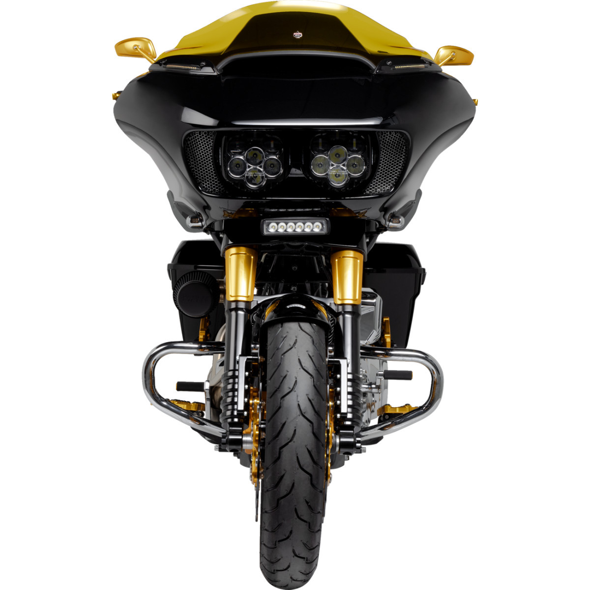 Custom Dynamics #CD-RG-SWT-AW2-B - Windshield Trim - Sequential Turn Signal - Black