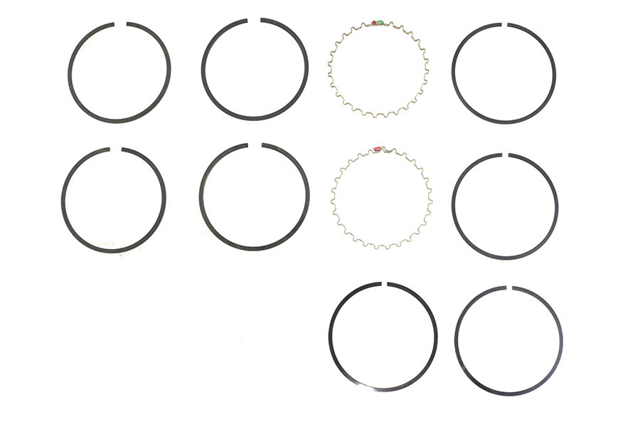 Rowe #28009C - 80 inch Shovelhead Piston Ring Set .020 Oversize