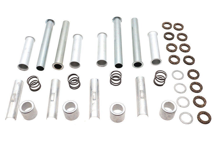 V-Twin - Knucklehead Pushrod Cover Kit Cadmium