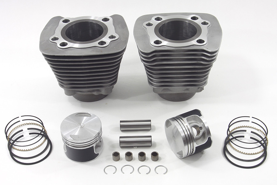 Motorshop - Replica 883cc Cylinder and Piston Kit Silver