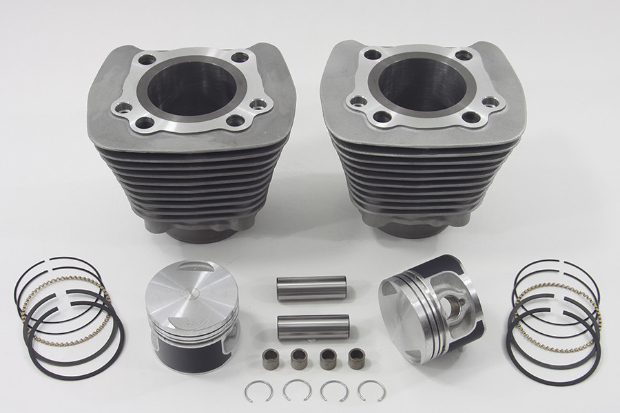Motorshop - Replica 883cc Cylinder and Piston Kit Silver