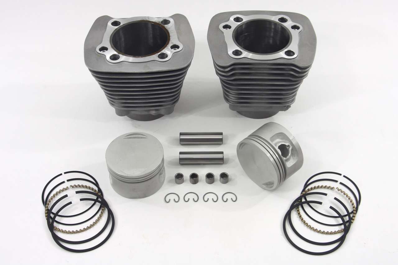 Motorshop - Replica 1200cc Cylinder and Piston Kit Silver