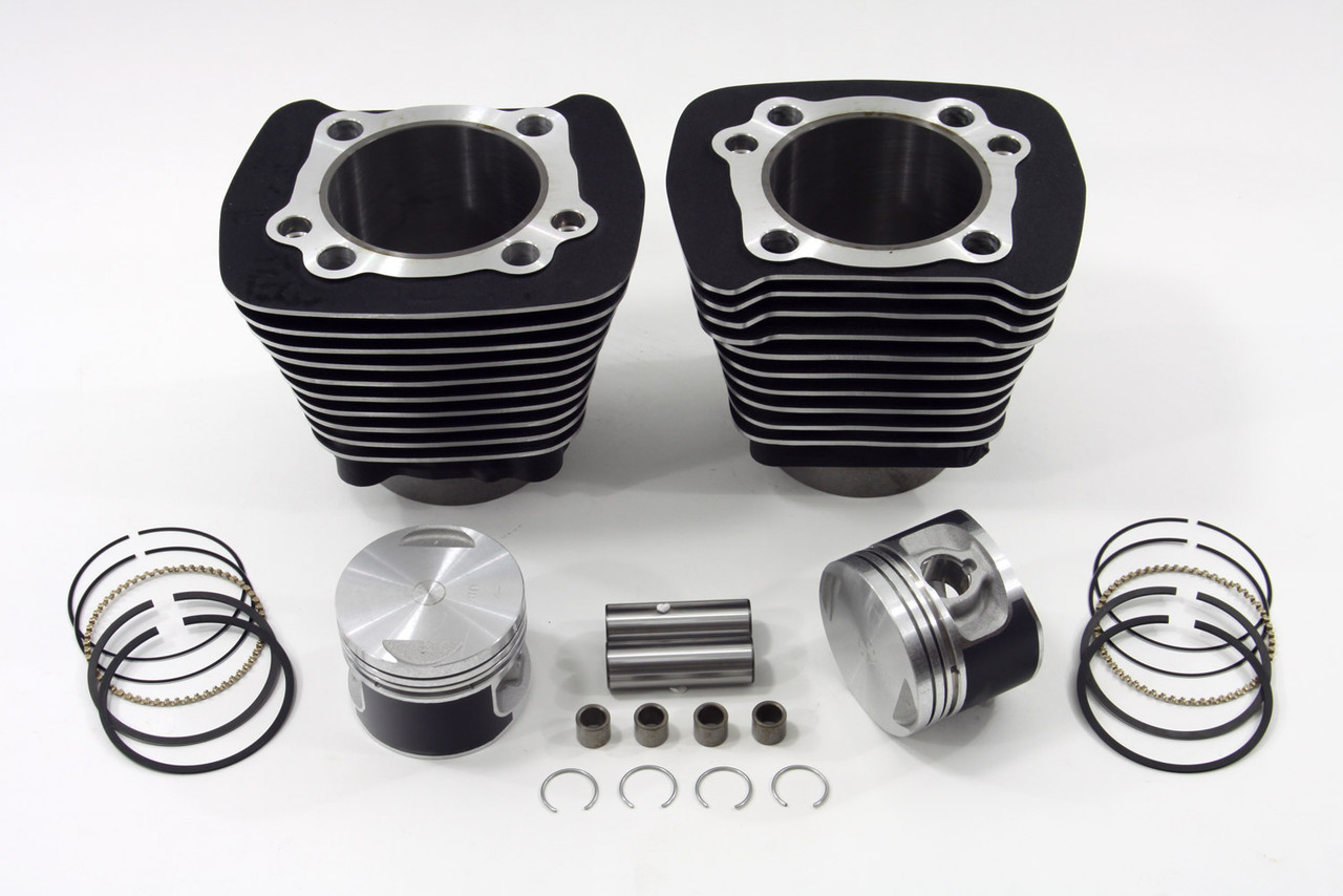 Motorshop - XL 1200cc Cylinder and Piston Kit Black