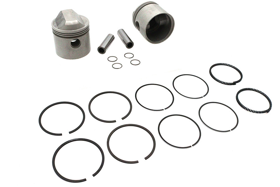 Motorshop - Replica 1000cc 3-3/16 inch Piston Set .010 Oversize
