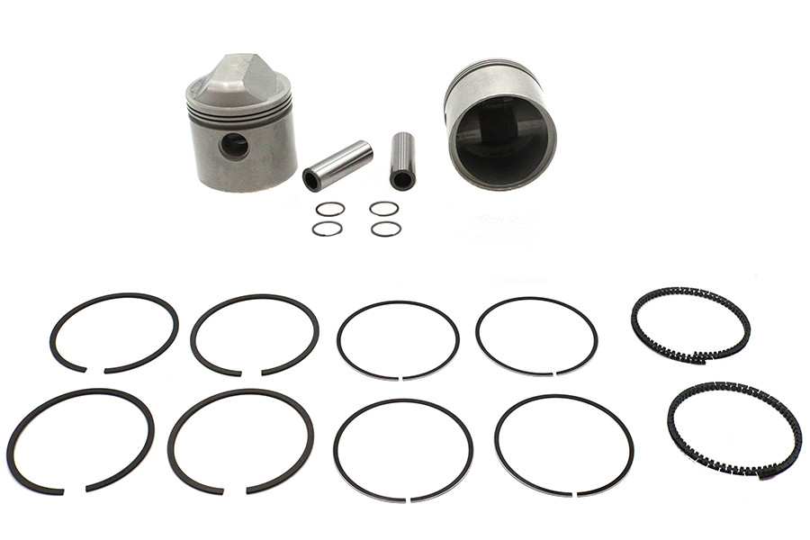 Motorshop - Replica 1000cc 3-3/16 inch Piston Set .050 Oversize