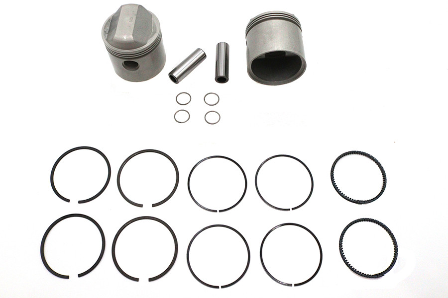 Motorshop - Replica 1000cc 3-3/16 inch Piston Set .070 Oversize