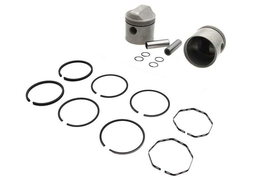 Motorshop - Replica 1000cc 3-3/16 inch Piston Set .030 Oversize