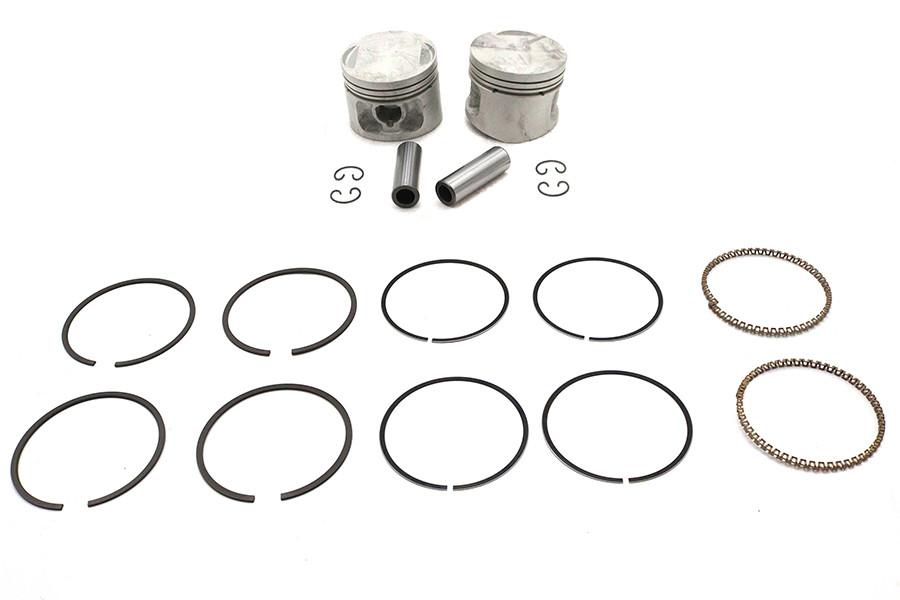 Motorshop - Replica 883cc 3 inch Piston Set .005 Oversize