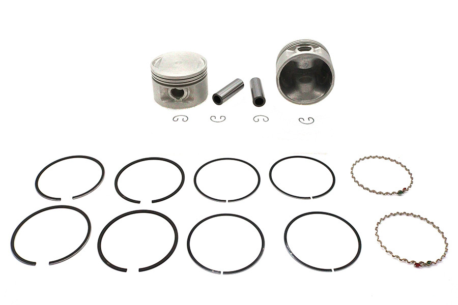 Motorshop - Replica 1200cc 3-1/2 inch Piston Set .005 Oversize