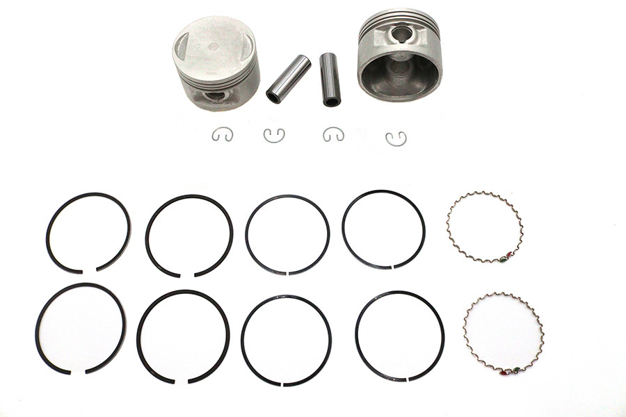 Motorshop - Replica 1200cc 3-1/2 inch Piston Set .005 Oversize