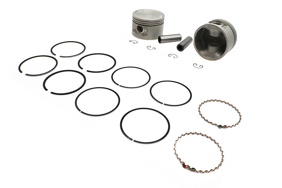 Motorshop - Replica 1200cc 3-1/2 inch Piston Set .005 Oversize