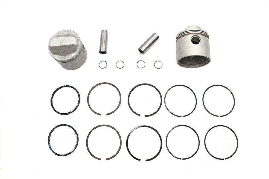 Motorshop - Replica 1000cc 3-3/16 inch Piston Set .040 Oversize