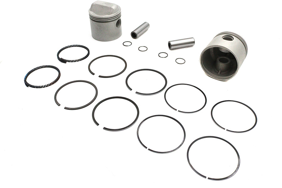 Motorshop - Replica 1000cc 3-3/16 inch Piston Set .040 Oversize