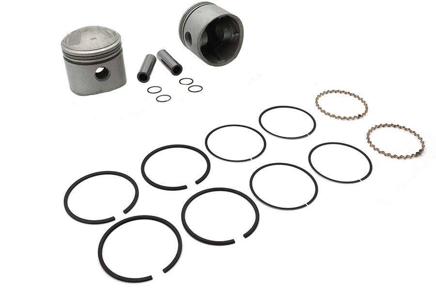Motorshop - 61 inch Overhead Valve 3-5/16 inch Piston Set Standard Size