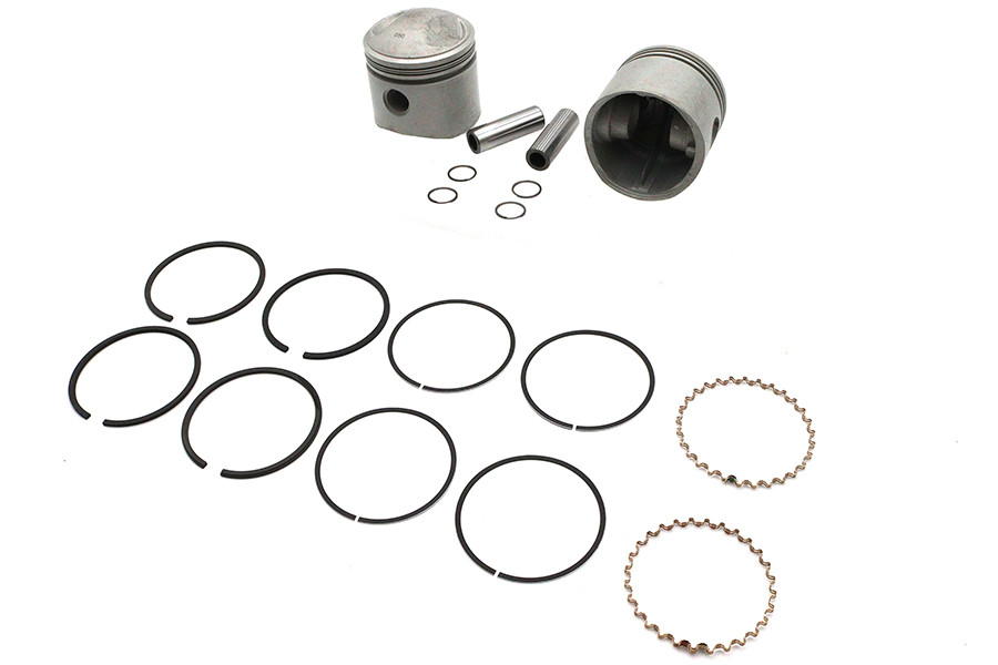 Motorshop - 61 inch Overhead Valve 3-5/16 inch Piston Set Standard Size