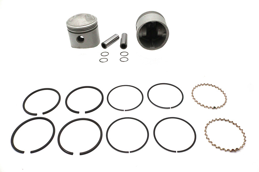 Motorshop - 61 inch Overhead Valve 3-5/16 inch Piston Set .010 Oversize