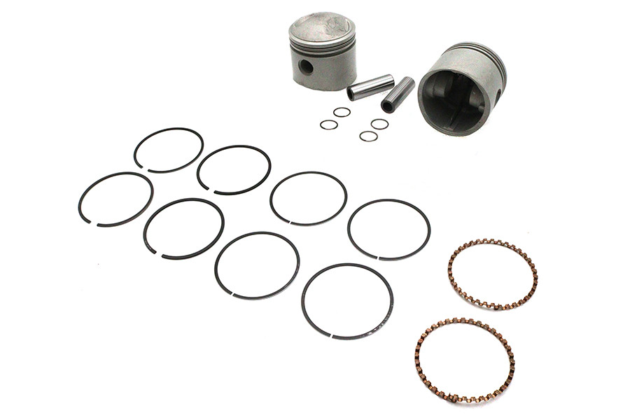 Motorshop - Replica 80 inch Overhead Valve 3-1/2 inch Piston Set .010 Ov
