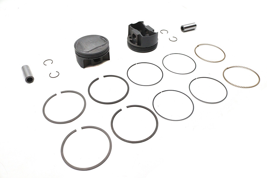 Ultima #93-180 - 107 inch Ultima 4 inch Bore Piston Set Standard