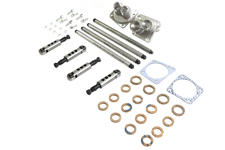 V-Twin - Solid Panhead Tappet and Pushrod Kit