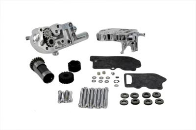 Motorshop - Polished Oil Pump Assembly with Breather