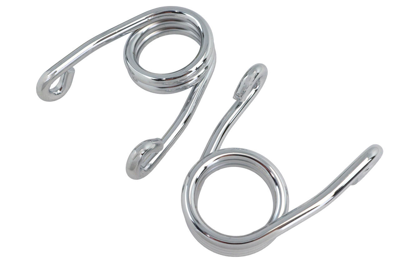 V-Twin #28-0009 - Chrome 3 inch Torsion Seat Spring Set