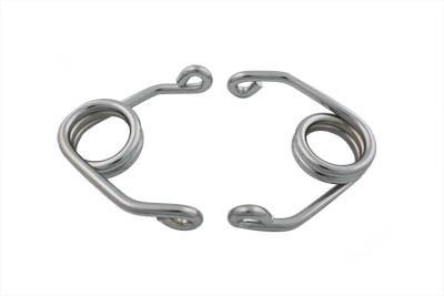V-Twin - Chrome 4 inch Hair Pin Seat Spring Set