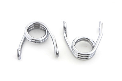 V-Twin #28-0009LR - Chrome 3 inch Hair Seat Spring Set
