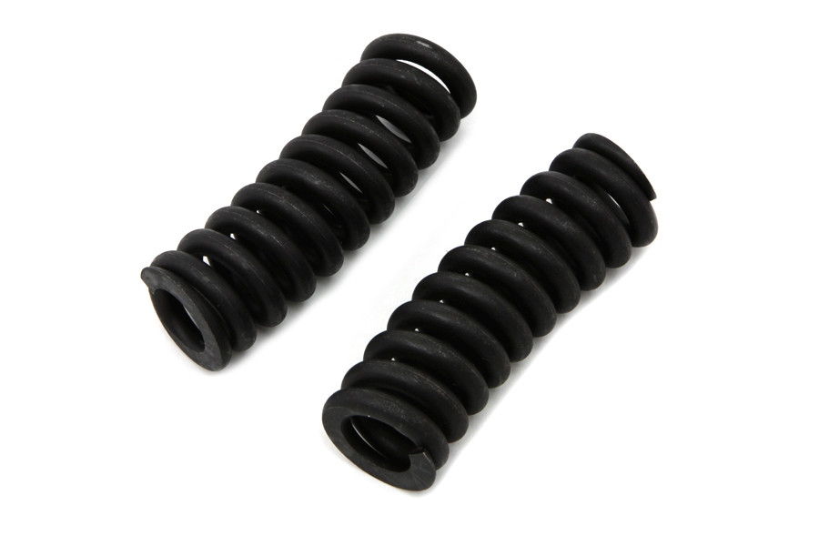 V-Twin #23-0221B - Black Upper Spring Fork Springs