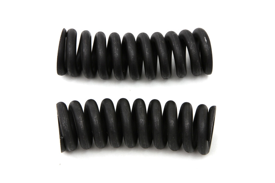 V-Twin #23-0221B - Black Upper Spring Fork Springs