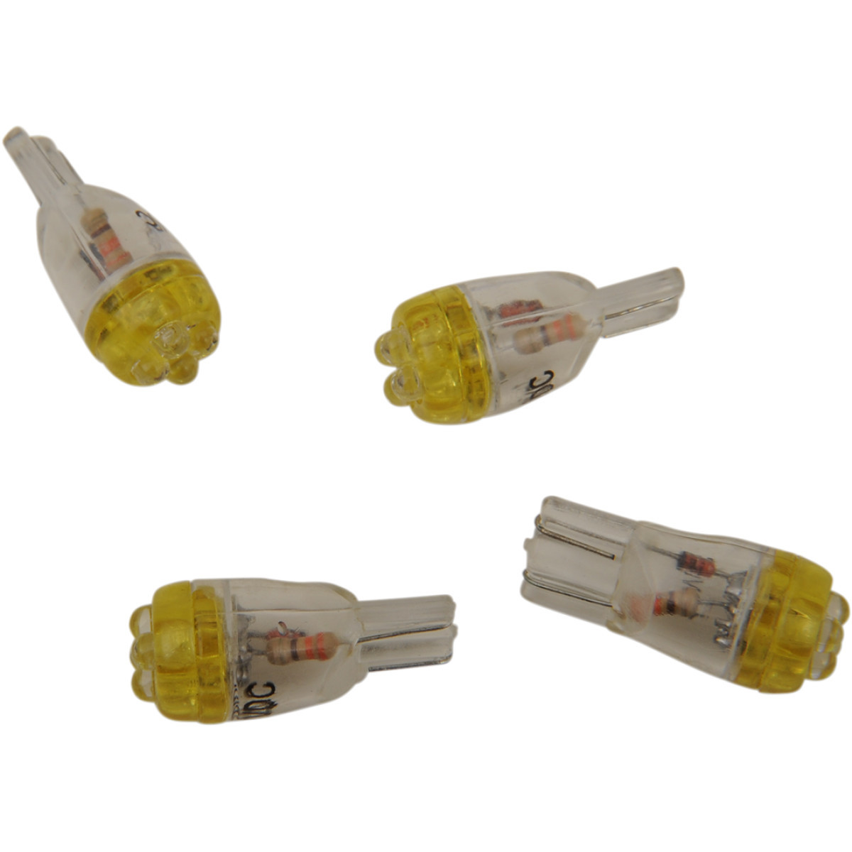Drag Specialties - Mini Wedge LED Bulbs - Amber