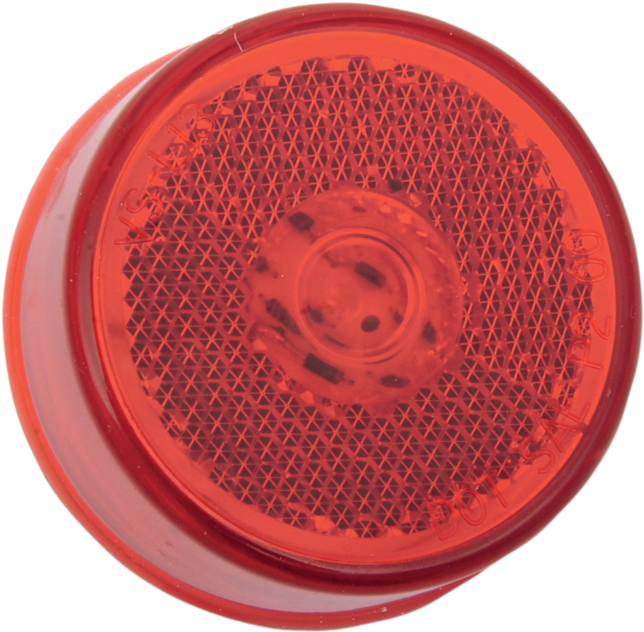 2" Round LED Light - Red