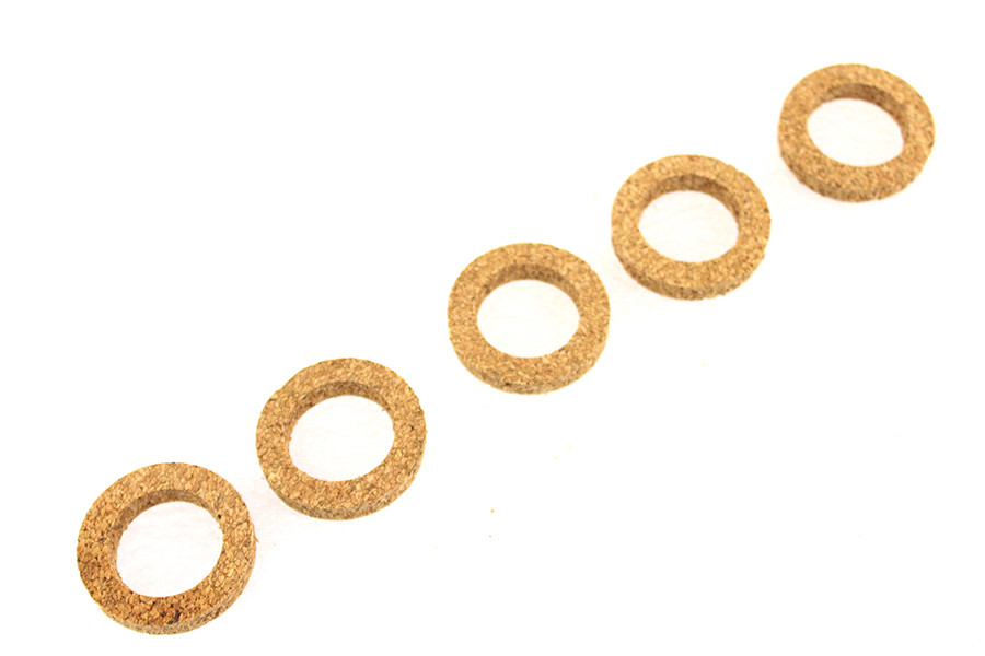 V-Twin #44183-36-5PK - Spring Fork Brake Plate Cork Set