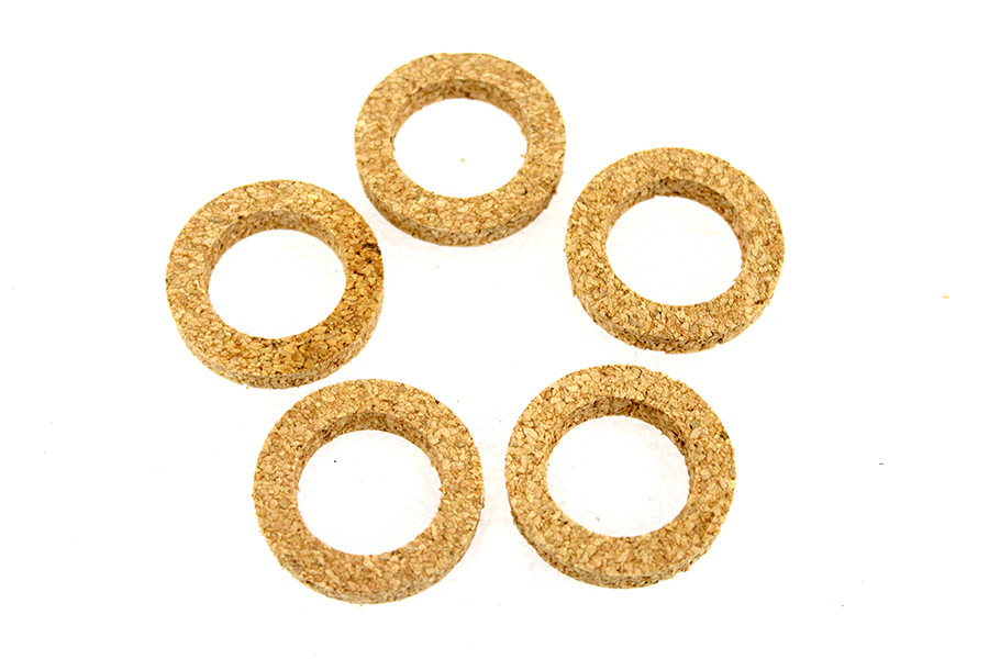 V-Twin #44183-36-5PK - Spring Fork Brake Plate Cork Set